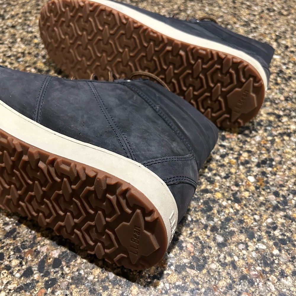 L.L. Bean Mens Dark Gray Mountainside TEK 2.5 Waterproof High-Top Boots, Size 9M - Picture 8 of 14